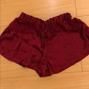 Band of gypsies. Red Lingerie shorts.